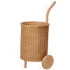 Tukki Trolley – naturlig rattan vogn fra Ferm Living