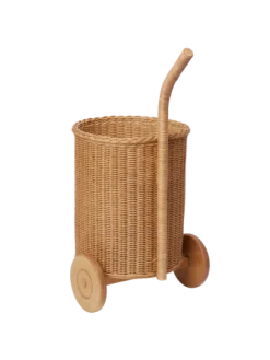Tukki Trolley – naturlig rattan vogn fra Ferm Living