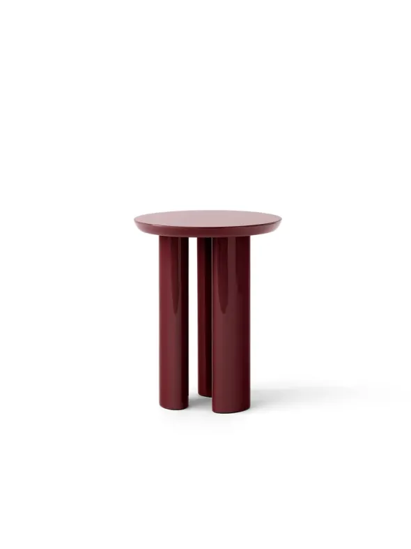 Tung JA3 sidebord, Burgundy Red fra &Tradition