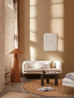 Turn Sofa 2 Bouclé, off-white fra Ferm Living