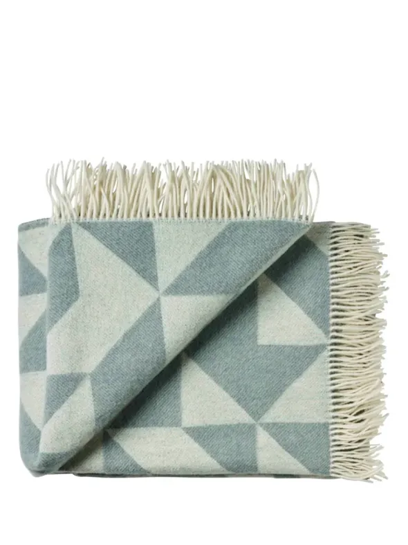 Twist a Twill Plaid, ocean green fra Silkeborg Uldspinderi