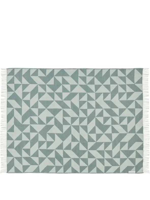 Twist a Twill Plaid, ocean green fra Silkeborg Uldspinderi