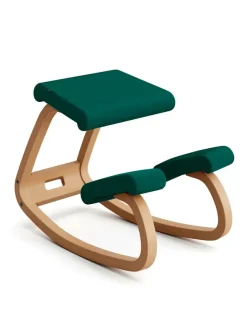 Variable Balans Stol, light brown wood/reflect 984 fra Variér