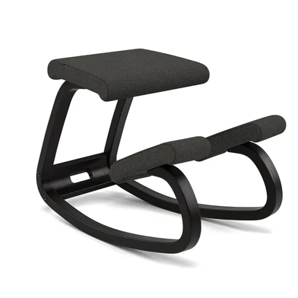 Variable Balans Stol, sort ask fra Variér