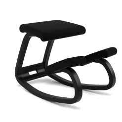 Variable Balans Stol, sort ask fra Variér