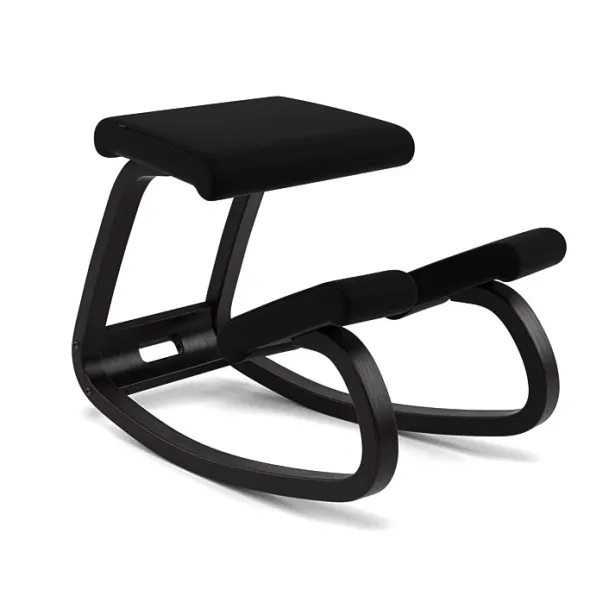 Variable Balans Stol, sort ask fra Variér