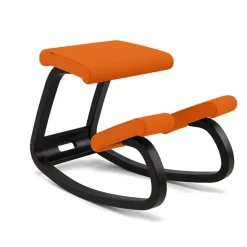 Variable Balans Stol, sort ask fra Variér