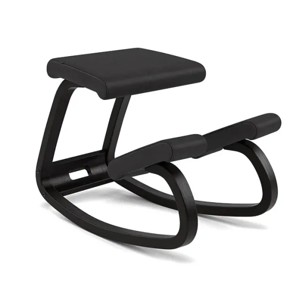Variable Balans Stol, sort ask fra Variér