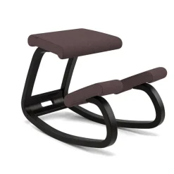 Variable Balans Stol, sort ask fra Variér