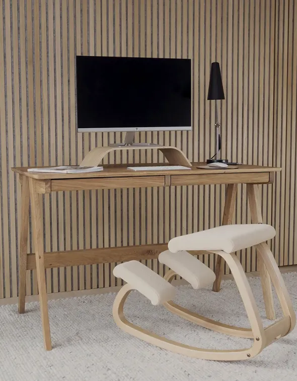 Variable Stol, light brown/vidar fra Varier Furniture