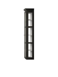 Væghængt Vitrineskab Classic V4, sort fra Lindebjerg Design