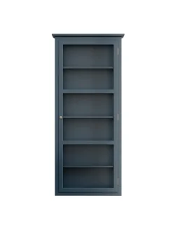 Væghængt Vitrineskab N4, dark blue fra Lindebjerg Design