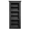Væghængt Vitrineskab N4, dark oak fra Lindebjerg Design