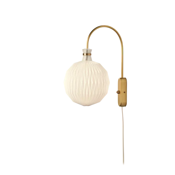 Væglampe, KK LEGACY, 101 mini, brass fra Le Klint