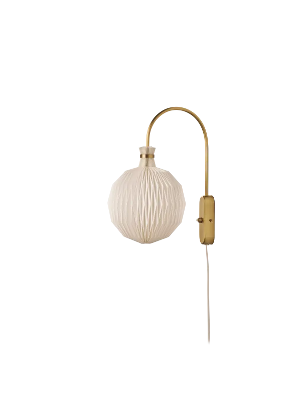 Væglampe, KK LEGACY, 101 mini, brass fra Le Klint