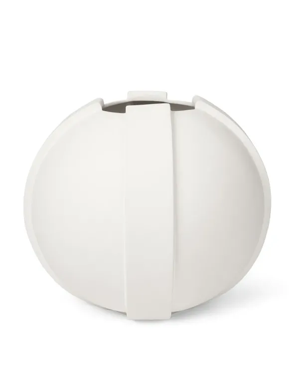 Vinci Vase 02, raw white fra Louise Roe