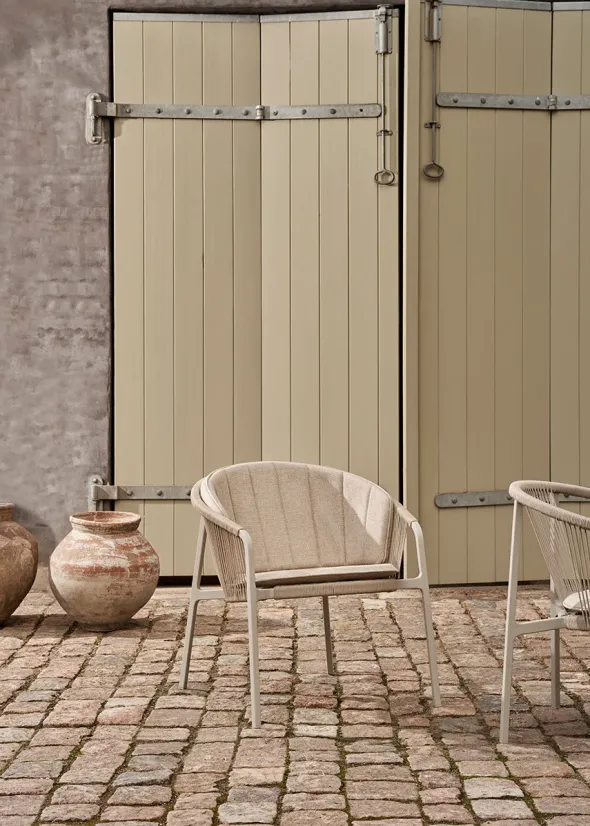 VIPP712 Lagrasse Lounge Chair inkl. sæde- og ryghynde fra Vipp