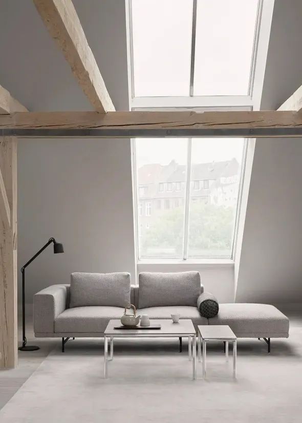 VIPP426 Sofabord, sky grey fra Vipp