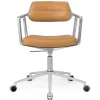 VIPP453 Swivel+ Chair m/hjul, camel læder fra Vipp
