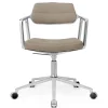 VIPP453 Swivel+ Chair m/hjul, dark sand tekstil fra Vipp