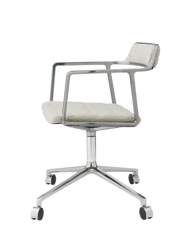 VIPP452 Swivel Chair m/hjul, Wavy tekstil fra Vipp