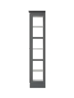 Vitrineskab Classic V1, antracit fra Lindebjerg Design