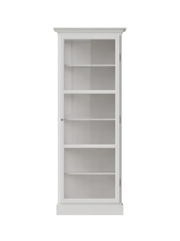 Vitrineskab Classic V1, hvid fra Lindebjerg Design