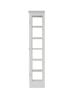 Vitrineskab Classic V1, hvid fra Lindebjerg Design