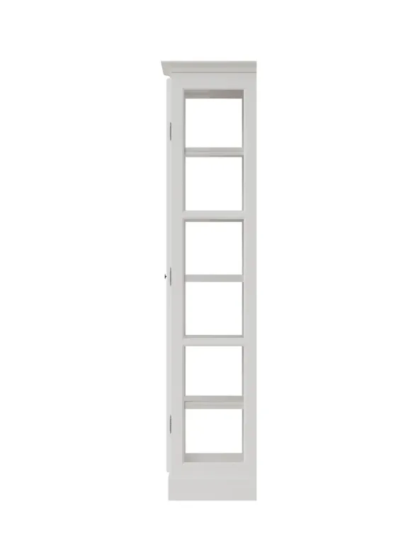 Vitrineskab Classic V1, hvid fra Lindebjerg Design