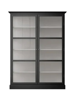 Vitrineskab Classic V2, sort fra Lindebjerg Design