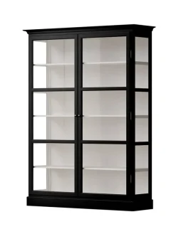 Vitrineskab Classic V2, sort fra Lindebjerg Design