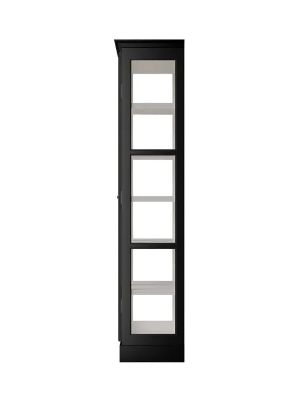 Vitrineskab Classic V2, sort fra Lindebjerg Design