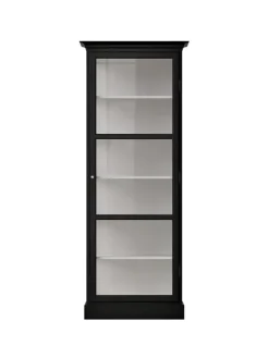 Vitrineskab Classic V1, sort fra Lindebjerg Design