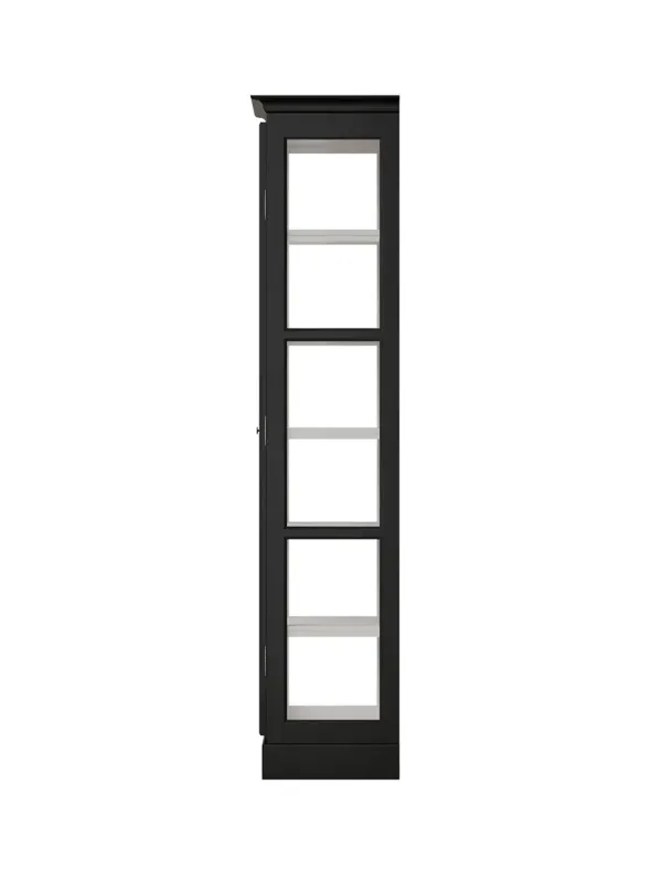 Vitrineskab Classic V1, sort fra Lindebjerg Design