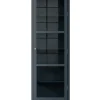 Vitrineskab N1, dark blue fra Lindebjerg Design