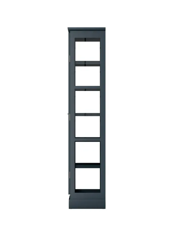 Vitrineskab N1, dark blue fra Lindebjerg Design