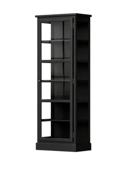 Vitrineskab N1, dark oak fra Lindebjerg Design