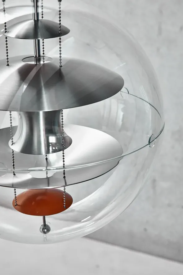 VP Globe, brushed alu Ø40 cm af Verner Panton