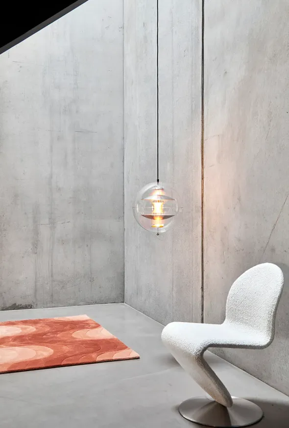 VP Globe, brushed alu Ø40 cm af Verner Panton