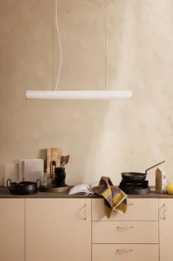 Vuelta pendel II 100, hvid/messing fra Ferm Living