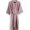 Waffle Badekåbe, stripe cool pink fra Hay