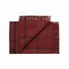 Warp & Weft Plaid, beetroot/midnight fra Silkeborg Uldspinderi