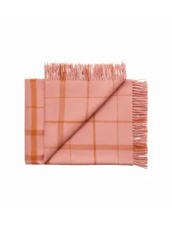 Warp & Weft Plaid, coral/amber fra Silkeborg Uldspinderi