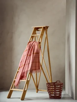 Warp & Weft Plaid, coral/amber fra Silkeborg Uldspinderi