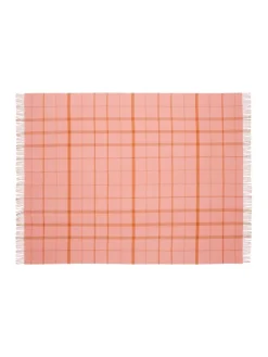 Warp & Weft Plaid, coral/amber fra Silkeborg Uldspinderi