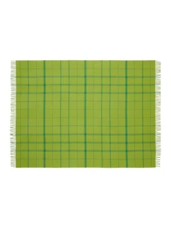 Warp & Weft Plaid, lime/grass fra Silkeborg Uldspinderi