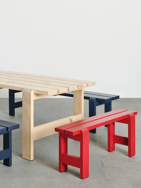 Weekday Bench, 111 cm fra Hay