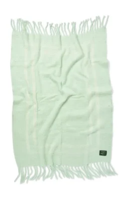 Weekend Plaid, mint & creme fra Bongusta