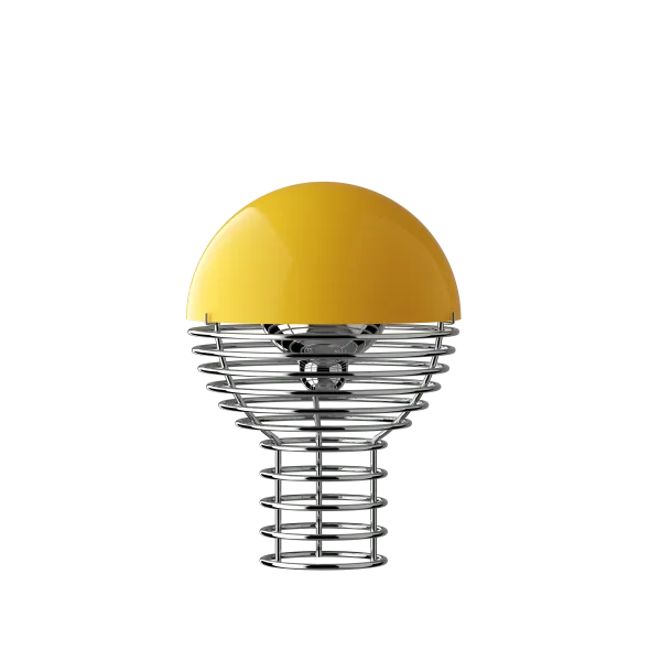 Wire portable bordlampe, Ø18 af Verner Panton