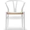 Y-stol CH24 Soft Natural White af Hans J. Wegner